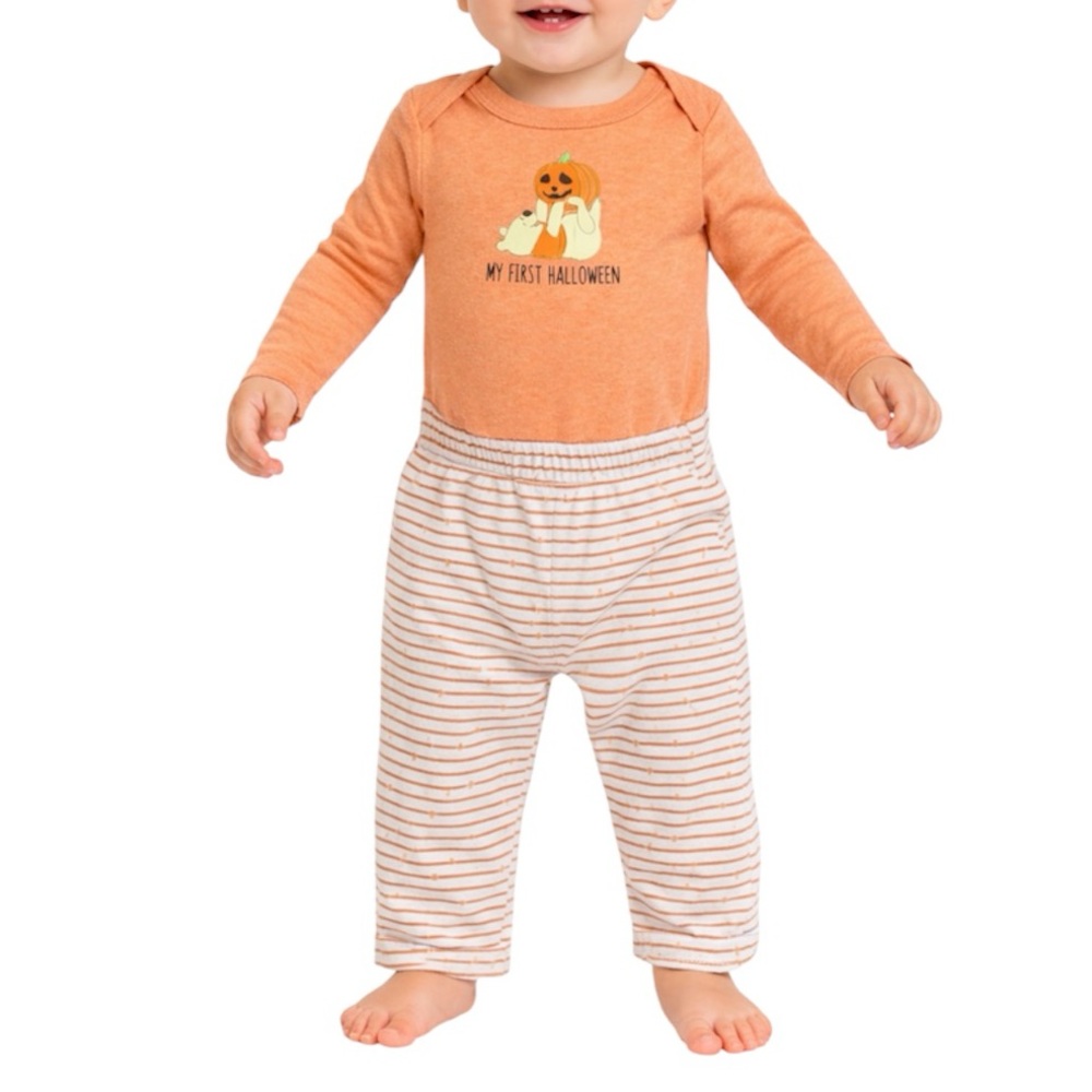 Disney Winnie the Pooh My First Halloween bodysuit matching pants set size 6-9M